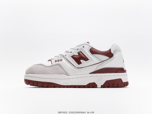 New Balance BB550 series classic retro low -top casual sports basketball shoes Style:BB550LI1