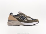 New Balance M990 series retro classic jogging shoes men and women leisure sports versatile dad running shoes Style:M990TO3