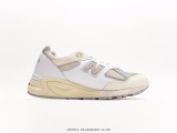 New Balance Made in USA 990 WT2 High -end US -Products Classic Retro Leisure Sports Skill  Yuan Zu Gray Dark Light Brown  Style:M990TC2