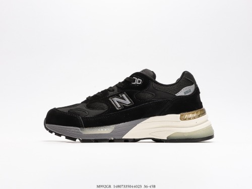 New Balance Made in USA M992 Series Classic Classic Retro Leisure Sports Specific Daddy Running Shoes Style:M992GR
