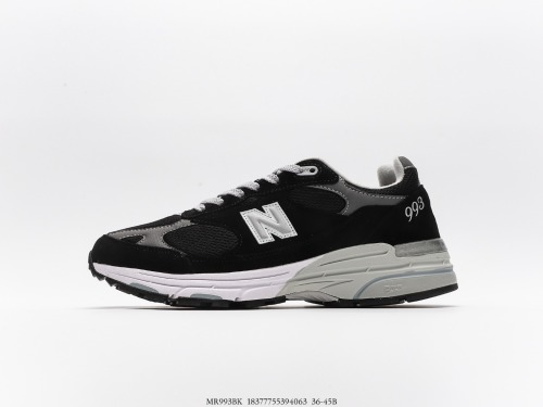 New Balance Made in USA M993 Series Classic Classic Retro Leisure Sports Various Daddy Running Shoes Style:MR993BK