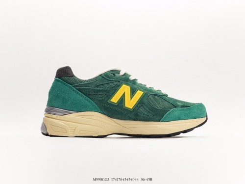 New Balance Teddy Santis x New Balance 990V3 green brown beauty sports casual shoes Style:M990GG3