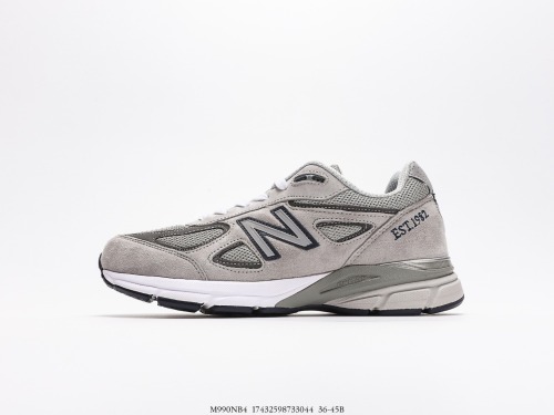 New Balance in USA M990V4 generation series US -produced descent retro sports running shoes Style:M990NB4