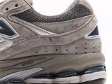 New Balance 2002 series classic gray retro leisure running shoes Style:ML2002RA