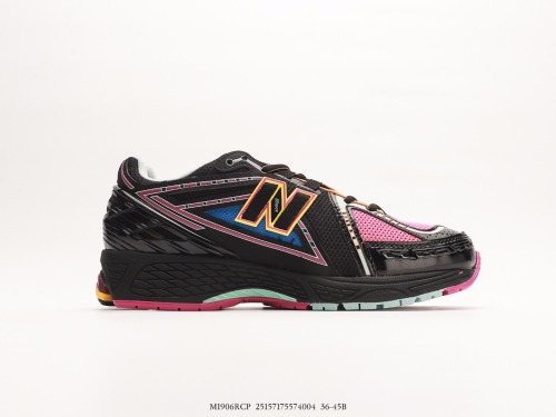 New Balance M1906r series Victor Daddy Style Leisure Sports Squad  Net Weaving Black Sao Powder Blue Yellow  Style:M1906RCP