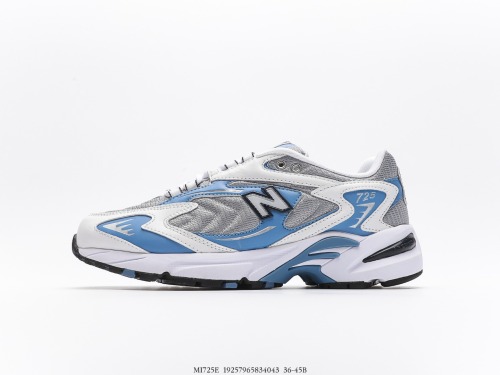 New Balance 725 series men's and women's retro breathable dad shoes casual running shoes Style:ML725E