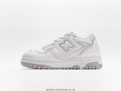 New Balance BB550 series classic retro low -top casual sports basketball shoes Style:BB550PB1