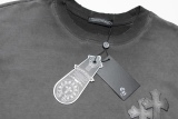 Chrome Hearts 2023 Spring / Summer Cross Pattipular Sanskrit Washing Short -sleeved T -shirt