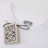 LOEWE embroidery logo round neck short -sleeved T -shirt
