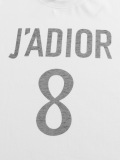 Dior Limited Show Jadior 8 Series Direct Jet Printing Pattern Short -sleeved T -shirt