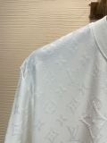 Louis Vuitton 2023 Summer custom towel texture good round neck short -sleeved T -shirt couple model