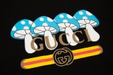 GUCCI 2023 Letter Mushroom T -shirt Couple model