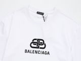 Balenciaga classic 23ss Balenciaga lock letter LOGO short -sleeved T -shirt