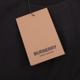 Burberry plaid sleeve short -sleeved T -shirt