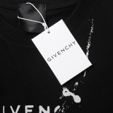 Givenchy 22SS visual trap letter print short sleeves