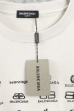 Balenciaga full logo badge classic print short sleeves