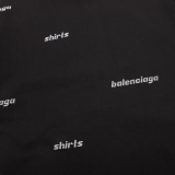 Balenciaga barrage printing round neck short sleeves