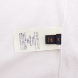 Louis Vuitton embroidery letter logo round neck short sleeves