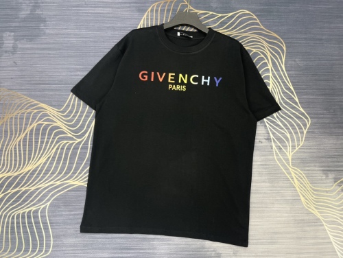 Givenchy 2023 spring and summer colorful letter logo couple short -sleeved T -shirt