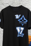 Louis Vuitton 23ss pattern printing short -sleeved T -shirt