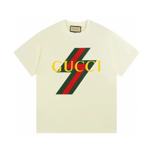 Gucci 23SS spring and summer lightning letter logo print short sleeves