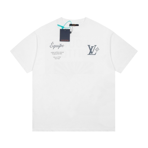 Louis Vuitton 23SS employee service letters short -sleeved couple