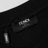 FENDI high -density embroidery technology short sleeves