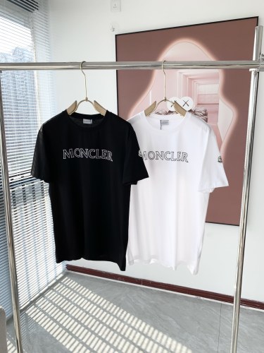 Moncler 2023 spring and summer couple short -sleeved T -shirt