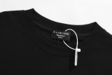 Balenciaga logo button short -sleeved couple