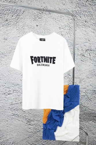 Balenciaga 23ss Fortnite Fortress Night joint short -sleeved T -shirt