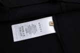 Gucci chest small square combination logo printed T -shirt loose shoulder version