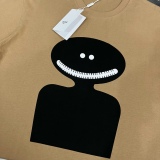 Celine smiley face print short -sleeved T -shirt