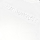 Louis Vuitton 23SS summer versatile limited three -dimensional relief letter short -sleeved T -shirt
