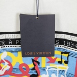Louis Vuitton round neck band logo printing cub short -sleeved T -shirt
