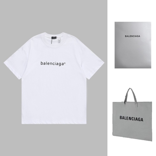Balenciaga classic letter logo short -sleeved T -shirt