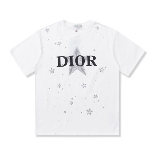 Dior 23SS logo star print short -sleeved T -shirt