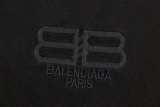 Balenciaga lock embroidery water washing short sleeves