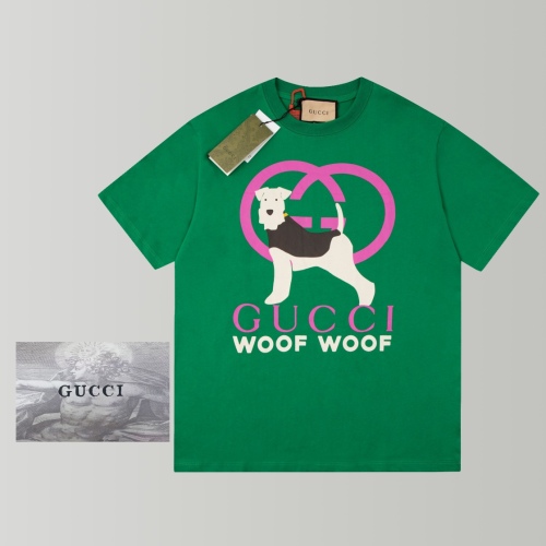 GUCCI 23SS spring and summer  WOOFWOOF  printed T -shirt