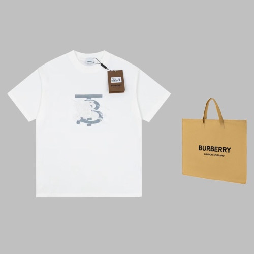 Burberry embroidered letter LOGO short sleeves