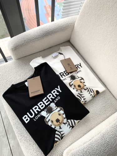 Burberry 2023 spring and summer couple short -sleeved T -shirt
