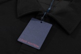 Louis Vuitton 2023 Spring Leather Loin Badge Polo shirt T -shirt