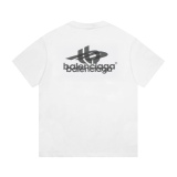 Balenciaga 2023SS overlapping LOGO letter T -shirt