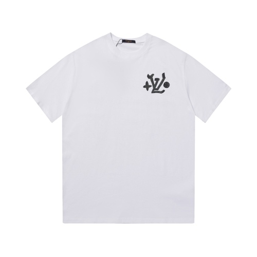 Louis Vuitton 23SS hand -painted graffiti art short -sleeved T -shirt