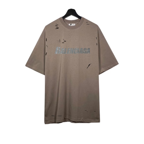 Balenciaga Destroy LOGO tear short sleeves