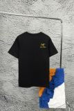 Arc'Teryx x Jilsander velvet foam printed gold wire embroidered casual short sleeves