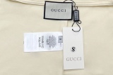 GUCCI three puppy printed couples casual short sleeves