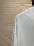LOEWE 2023 Cotton 3D Boomsmium Stereo Flower LOGO round neck short -sleeved T -shirt couple model