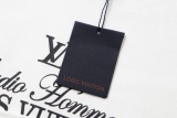 Louis Vuitton 2023SS classic letter logo sketch printing T -shirt