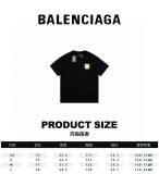 Balenciaga T -shirt 2023 early spring new waterproof label sticker short sleeves