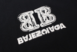 Balenciaga 23SS dual B logo embroidery short sleeves